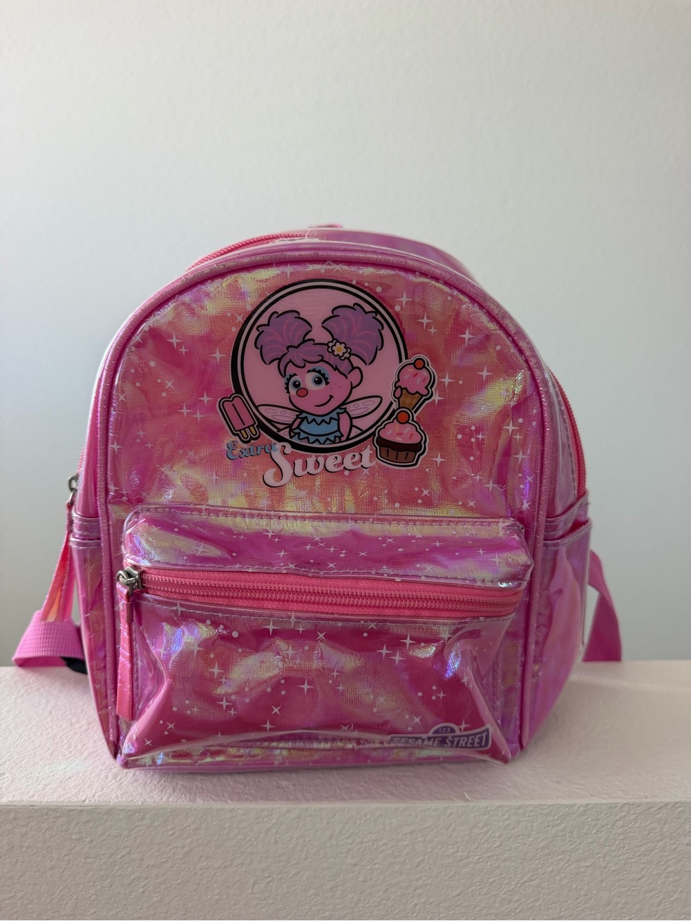 Sesame Street Abby Cadabby Pink Sparkle Mini Backpack